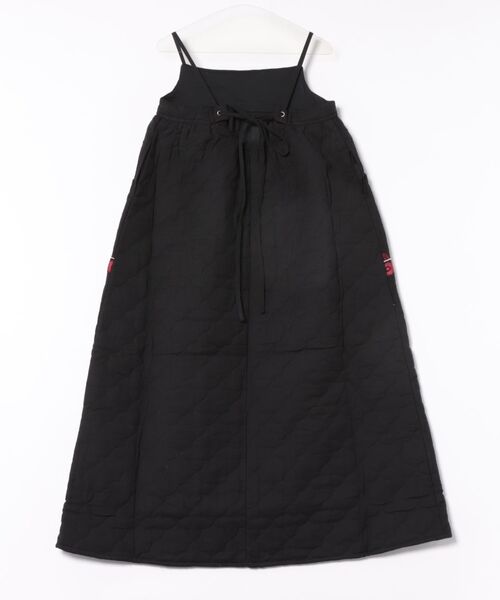 チャイハネ(チャイハネ)の「【チャイハネ】ナフィーサキルティングキャミワンピース(ワンピース・レディース・ブラック/イエロー・FREE)」の3枚目の写真