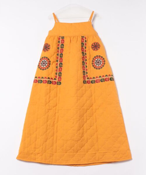 チャイハネ(チャイハネ)の「【チャイハネ】ナフィーサキルティングキャミワンピース(ワンピース・レディース・ブラック/イエロー・FREE)」の5枚目の写真