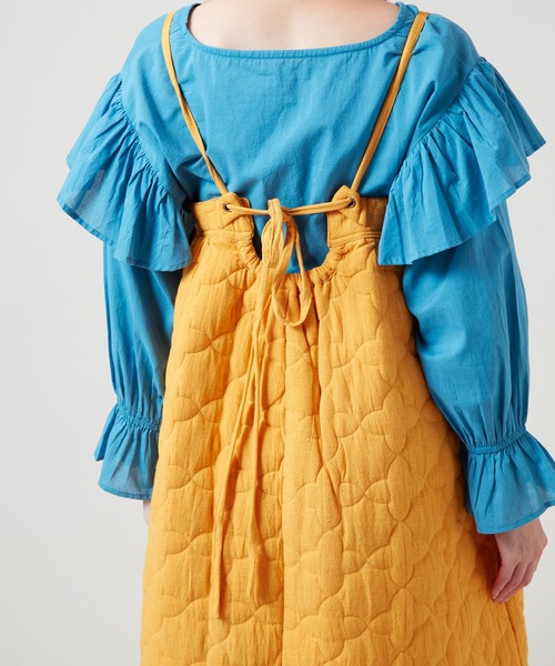 チャイハネ(チャイハネ)の「【チャイハネ】ナフィーサキルティングキャミワンピース(ワンピース・レディース・ブラック/イエロー・FREE)」の10枚目の写真