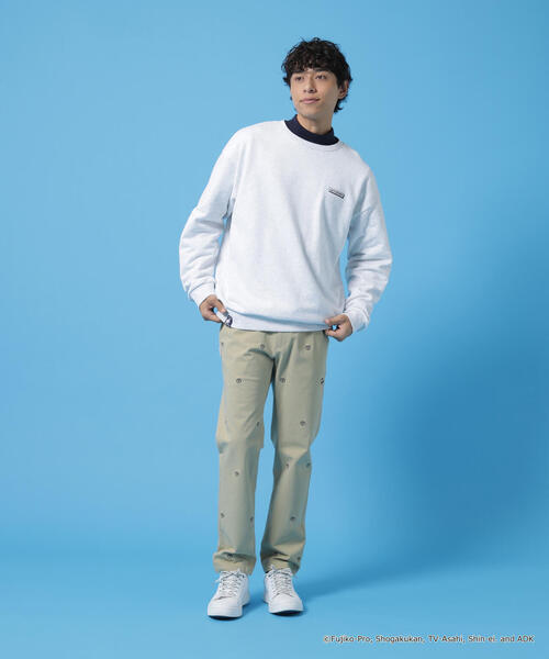 Jack Bunny!!(ジャックバニー)の「【Jack Bunny!!】【ドラえもん】T/C裏毛長袖クルーネックスウェットプルオーバー(スウェット・メンズ・ネイビー/グレー・LARGE/X-LARGE/MEDIUM)」の6枚目の写真