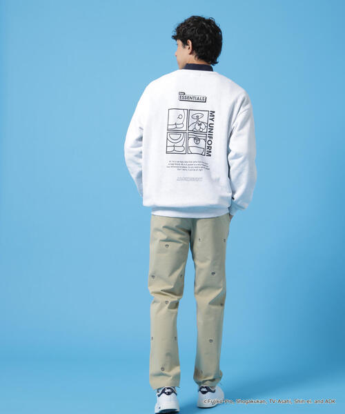 Jack Bunny!!(ジャックバニー)の「【Jack Bunny!!】【ドラえもん】T/C裏毛長袖クルーネックスウェットプルオーバー(スウェット・メンズ・ネイビー/グレー・LARGE/X-LARGE/MEDIUM)」の7枚目の写真