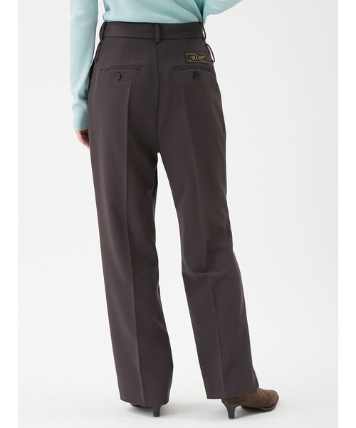 Mila Owen（ミラオーウェン）の「【セットアップ対応】ワンタックストレートスーツパンツ（その他パンツ・レディース・キャメル/ライトブルー/チャコールグレー・0/1/00）」の7枚目の写真