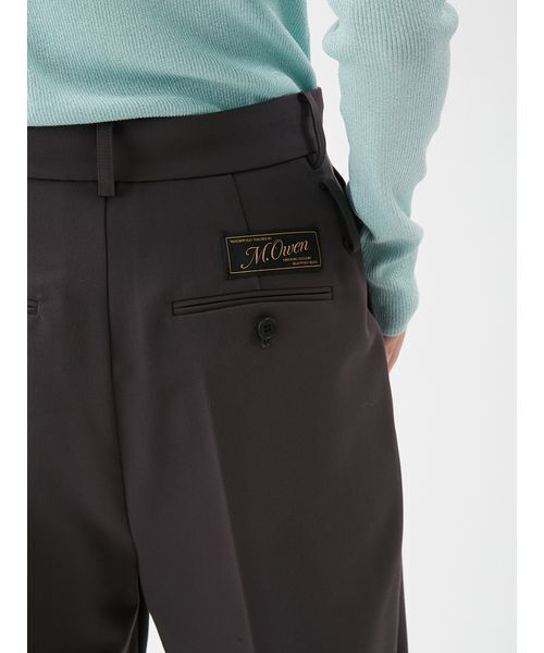 Mila Owen（ミラオーウェン）の「【セットアップ対応】ワンタックストレートスーツパンツ（その他パンツ・レディース・キャメル/ライトブルー/チャコールグレー・0/1/00）」の11枚目の写真