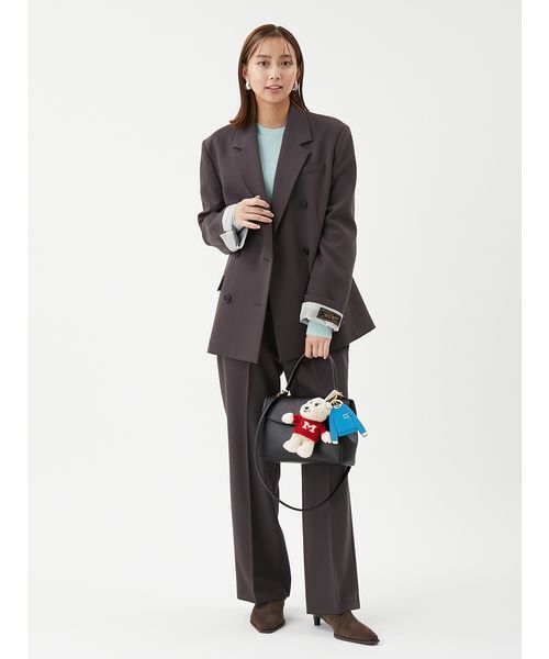 セットアップ対応】ワンタックストレートスーツパンツ（その他パンツ