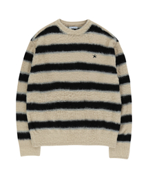 TCM starfish mini logo mohair knit (beige)