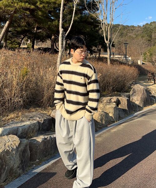 THECOLDESTMOMENT（ザコールデストモーメント）の「TCM starfish mini logo mohair knit (beige)（ニット/セーター・レディース・その他・SMALL）」の2枚目の写真