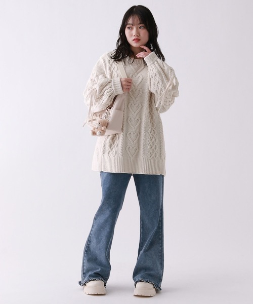 repipi armario（レピピ アルマリオ）の「【girly line】トキメキ起毛デニムパンツ（デニムパンツ・キッズ・グレー系その他/ブルー系その他2/ブラック系その他/ブルー系その他・SMALL/MEDIUM/LARGE）」の6枚目の写真