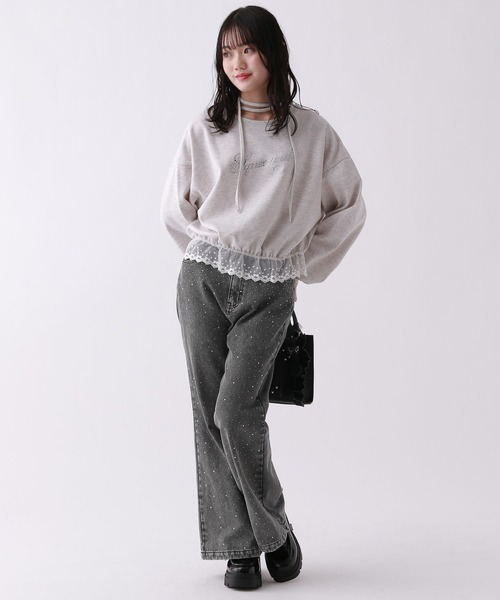 repipi armario（レピピ アルマリオ）の「【girly line】トキメキ起毛デニムパンツ（デニムパンツ・キッズ・グレー系その他/ブルー系その他2/ブラック系その他/ブルー系その他・SMALL/MEDIUM/LARGE）」の7枚目の写真