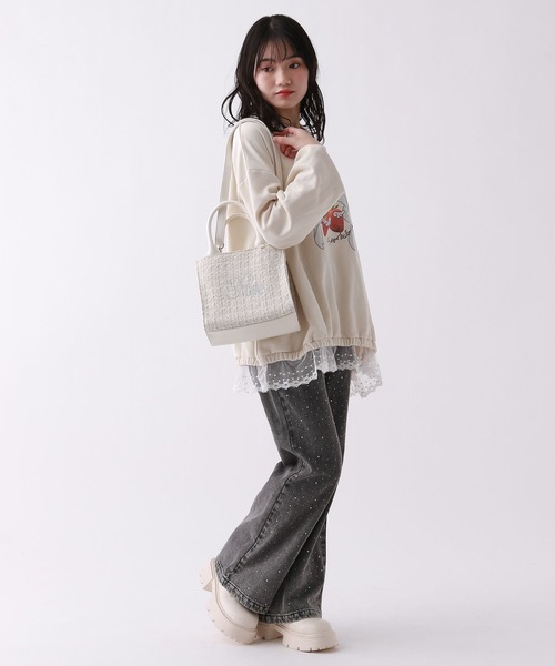 repipi armario（レピピ アルマリオ）の「【girly line】トキメキ起毛デニムパンツ（デニムパンツ・キッズ・グレー系その他/ブルー系その他2/ブラック系その他/ブルー系その他・SMALL/MEDIUM/LARGE）」の9枚目の写真