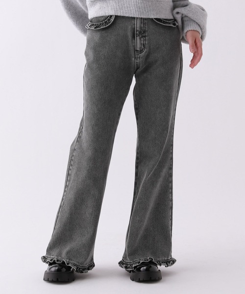 repipi armario（レピピ アルマリオ）の「【girly line】トキメキ起毛デニムパンツ（デニムパンツ・キッズ・グレー系その他/ブルー系その他2/ブラック系その他/ブルー系その他・SMALL/MEDIUM/LARGE）」の10枚目の写真