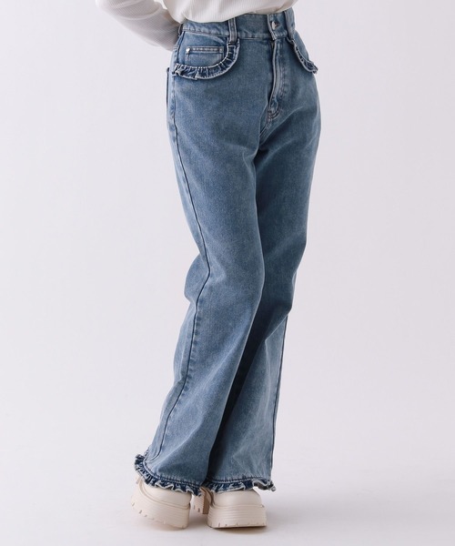 repipi armario（レピピ アルマリオ）の「【girly line】トキメキ起毛デニムパンツ（デニムパンツ・キッズ・グレー系その他/ブルー系その他2/ブラック系その他/ブルー系その他・SMALL/MEDIUM/LARGE）」の14枚目の写真