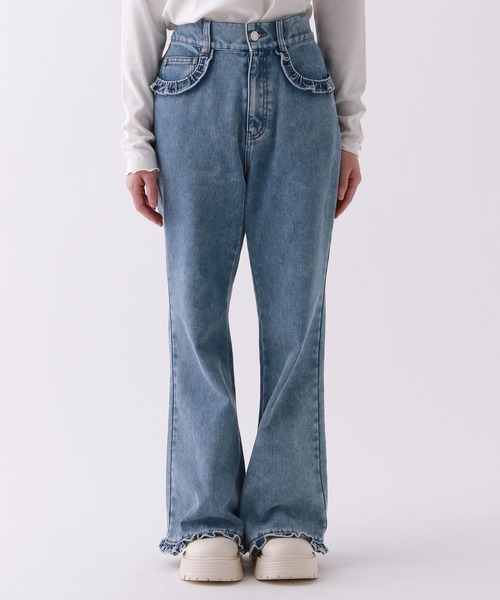 repipi armario（レピピ アルマリオ）の「【girly line】トキメキ起毛デニムパンツ（デニムパンツ・キッズ・グレー系その他/ブルー系その他2/ブラック系その他/ブルー系その他・SMALL/MEDIUM/LARGE）」の15枚目の写真