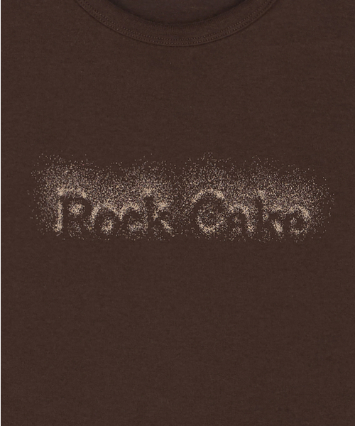ROCKCAKE(ロックケーキ)の「Point Drawing Logo Top - Brown(Tシャツ/カットソー・レディース・その他・SMALL)」の3枚目の写真