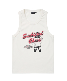 Sunkissed Sleeveless (White)