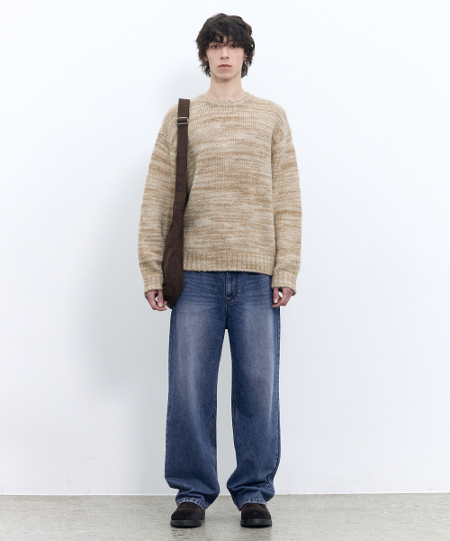 INSILENCE(インサイロンス)の「イタリアンウールミックスプルオーバー LIGHT BEIGE(ニット/セーター・レディース・その他・SMALL/MEDIUM/LARGE)」の2枚目の写真