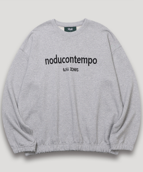 NODU（ノードユー）の「コンテンポ刺繍スウェットTシャツ [グレー]（スウェット・メンズ・その他・MEDIUM/LARGE）」の6枚目の写真
