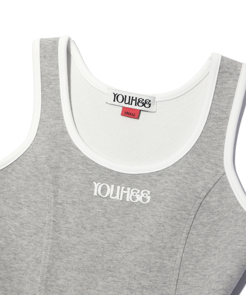 YOUHEE(ユヒ)の「RINGER FLARE MINI DRESS MELANGE GREY(ワンピース・レディース・その他・SMALL/MEDIUM)」の4枚目の写真