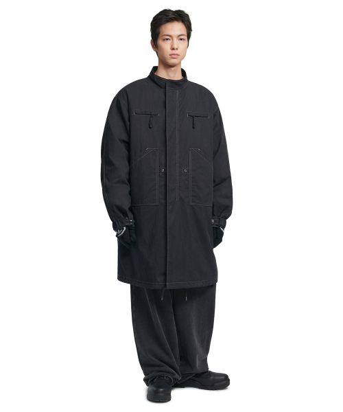 NOMANUAL(NOMANUAL)の「TWO-TUCK BELTED SWEATPANTS - WASHED BLACK(スウェットパンツ・レディース・その他・SMALL/MEDIUM/LARGE/X-LARGE)」の4枚目の写真