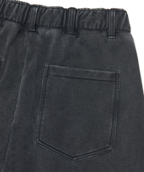 NOMANUAL(NOMANUAL)の「TWO-TUCK BELTED SWEATPANTS - WASHED BLACK(スウェットパンツ・レディース・その他・SMALL/MEDIUM/LARGE/X-LARGE)」の6枚目の写真