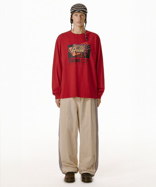 TEKET（テケット）の「Jingle Words Track Pants Beige（スウェットパンツ・メンズ・その他・SMALL/MEDIUM/LARGE）」の2枚目の写真