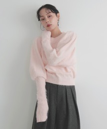 モヘアニット」に該当するニット/セーター（ピンク/桃色系