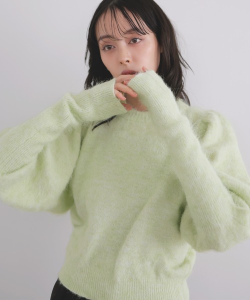 モヘアパフスリーブニット（ニット/セーター）｜LIAN（リアン）の