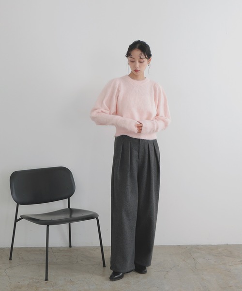 モヘアパフスリーブニット（ニット/セーター）｜LIAN（リアン）の