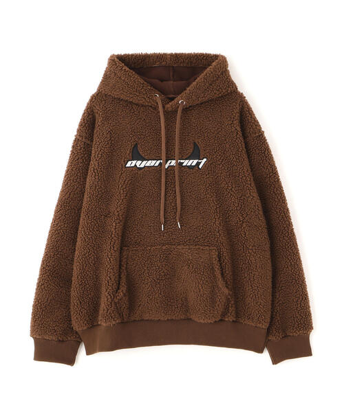 over print(オーバープリント)の「overprint/オーバープリント/【LHP EXCLUSIVE】SHOPPER Bonding Boa Hoodie(パーカー・メンズ・グレー/ブラック/ブラウン・M/L/XL/S)」の22枚目の写真
