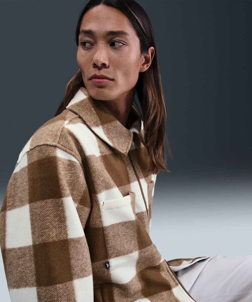 NIKE SB（ナイキエスビー）の「ナイキ SB エッセンシャル スケートボード シャツ ジャケット / Nike SB Essential Skate Shirt Jacket HV1422-133 Sail（ブルゾン・メンズ・クリーム・L/M/S/2XL/XL）」の5枚目の写真