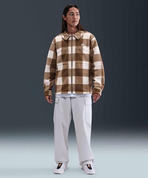 NIKE SB（ナイキエスビー）の「ナイキ SB エッセンシャル スケートボード シャツ ジャケット / Nike SB Essential Skate Shirt Jacket HV1422-133 Sail（ブルゾン・メンズ・クリーム・L/M/S/2XL/XL）」の4枚目の写真