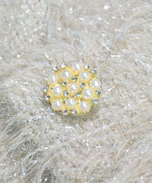 an another angelus（アンアナザーアンジェラス）の「アソート釦ラメシャギーニットカーディガン/fint フィント（カーディガン/ボレロ・レディース・オフホワイト/ライトグレー/ライトベージュ・FREE）」の20枚目の写真