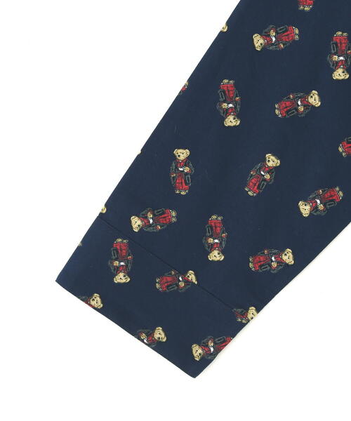 POLO RALPH LAUREN SLEEPWEAR（ポロラルフローレンスリープウェア）の「POLO RALPH LAUREN/ポロラルフローレン/FALL MORNING ROBE BEAR PAJAMA（ルームウェア/パジャマ・メンズ・ネイビー/レッド・M/L）」の7枚目の写真