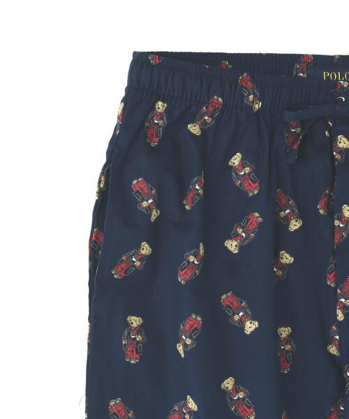 POLO RALPH LAUREN SLEEPWEAR（ポロラルフローレンスリープウェア）の「POLO RALPH LAUREN/ポロラルフローレン/FALL MORNING ROBE BEAR PAJAMA（ルームウェア/パジャマ・メンズ・ネイビー/レッド・M/L）」の12枚目の写真