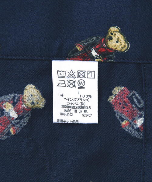 POLO RALPH LAUREN SLEEPWEAR（ポロラルフローレンスリープウェア）の「POLO RALPH LAUREN/ポロラルフローレン/FALL MORNING ROBE BEAR PAJAMA（ルームウェア/パジャマ・メンズ・ネイビー/レッド・M/L）」の15枚目の写真