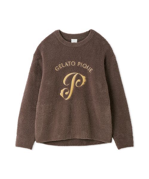 gelato pique　ジェラートピケ　パウダーエンブレムモチーフプルオーバー gelato pique（ジェラートピケ）の「パウダーエンブレムモチーフプル