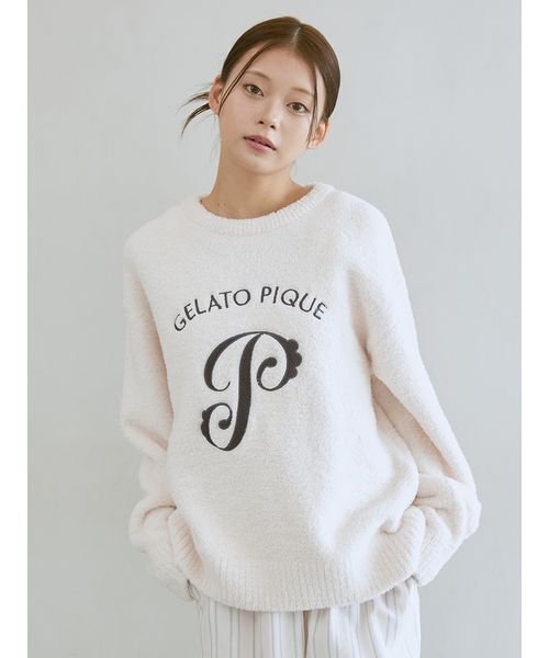 gelato pique（ジェラートピケ）の「パウダーエンブレムモチーフプル