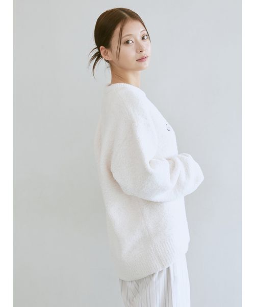 gelato pique　ジェラートピケ　パウダーエンブレムモチーフプルオーバー gelato pique（ジェラートピケ）の「パウダーエンブレムモチーフプル