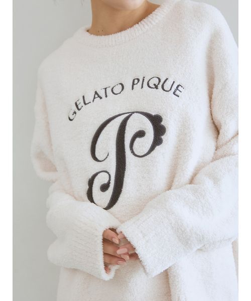 gelato pique（ジェラートピケ）の「パウダーエンブレムモチーフプル