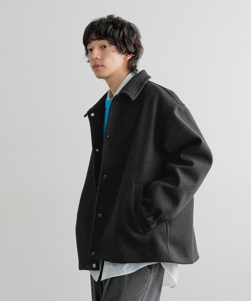 LOWRYS FARM（ローリーズファーム）の「【LFM(U)】メルトンコーチジャケット　 620885（ブルゾン・メンズ・グレー/ブラック・MEDIUM/LARGE）」の15枚目の写真