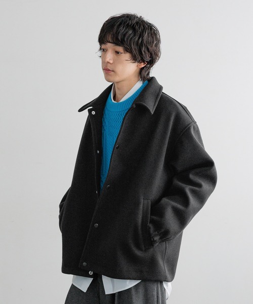 LOWRYS FARM（ローリーズファーム）の「【LFM(U)】メルトンコーチジャケット　 620885（ブルゾン・メンズ・グレー/ブラック・MEDIUM/LARGE）」の16枚目の写真