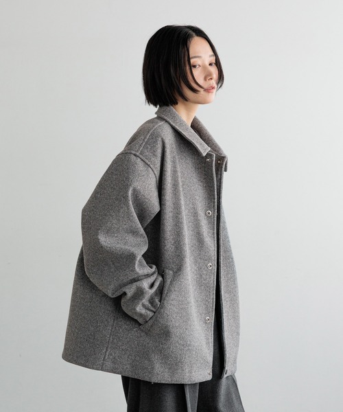 LOWRYS FARM（ローリーズファーム）の「【LFM(U)】メルトンコーチジャケット　 620885（ブルゾン・メンズ・グレー/ブラック・MEDIUM/LARGE）」の8枚目の写真