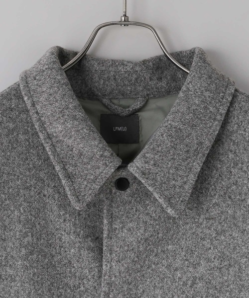 LOWRYS FARM（ローリーズファーム）の「【LFM(U)】メルトンコーチジャケット　 620885（ブルゾン・メンズ・グレー/ブラック・MEDIUM/LARGE）」の19枚目の写真