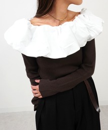 gossara | クールクールパフオフショルPO(ニット/セーター)