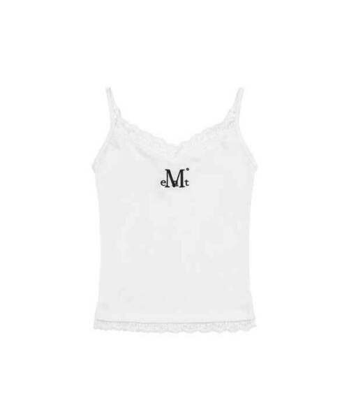 MUCENT（ムセント）の「ガリンレーススリムフィットスリーブレストップス（3カラー）（Tシャツ/カットソー・レディース・ブラック/グレー/アイボリー・FREE）」の2枚目の写真