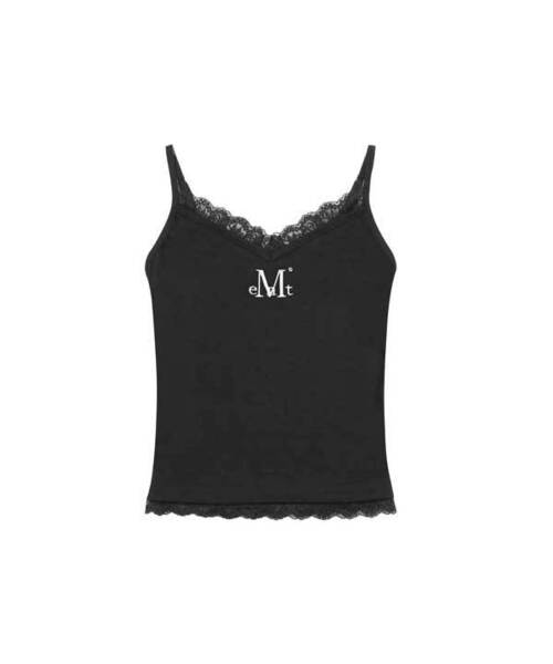 MUCENT（ムセント）の「ガリンレーススリムフィットスリーブレストップス（3カラー）（Tシャツ/カットソー・レディース・ブラック/グレー/アイボリー・FREE）」の3枚目の写真