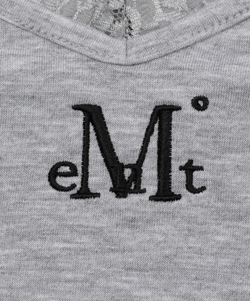 MUCENT（ムセント）の「ガリンレーススリムフィットスリーブレストップス（3カラー）（Tシャツ/カットソー・レディース・ブラック/グレー/アイボリー・FREE）」の4枚目の写真