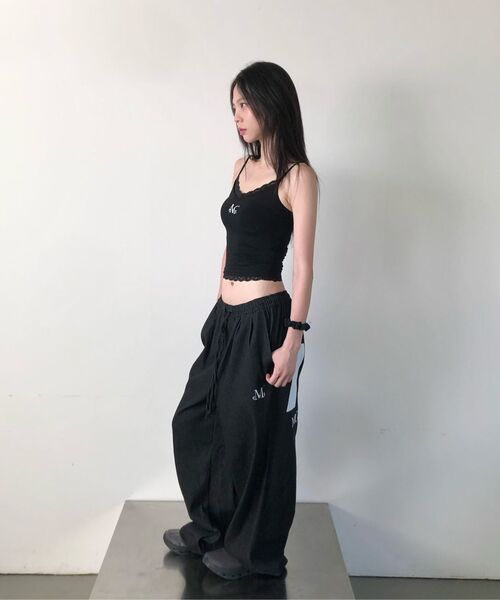 MUCENT（ムセント）の「ガリンレーススリムフィットスリーブレストップス（3カラー）（Tシャツ/カットソー・レディース・ブラック/グレー/アイボリー・FREE）」の15枚目の写真