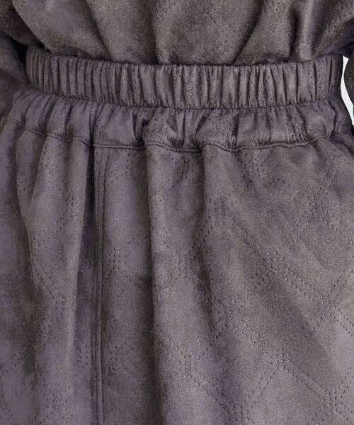 ELENCARE DUE（エレンカーレデュエ）の「・ELENCARE DUE エンボスナロースカート（スカート・レディース・ブラウン/チャコールグレー/アイボリー・FREE）」の8枚目の写真