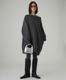 BABYLONE（バビロン）の「オフショルスウェットミニワンピ（ワンピース）」