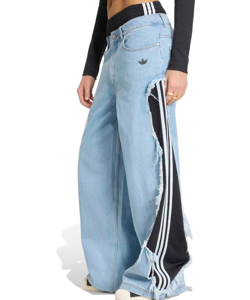 ADILENIUM 5.0 デコンストラクテッドデニムパンツ M アディダス adidas（アディダス）の「adidas ADILENIUM 5 DECONSTRUCTED DENIM